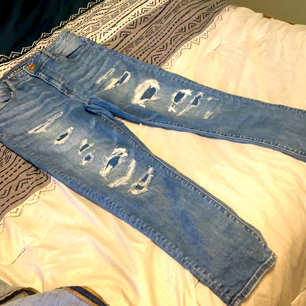American Eagle hi rise jegging crop jeans!